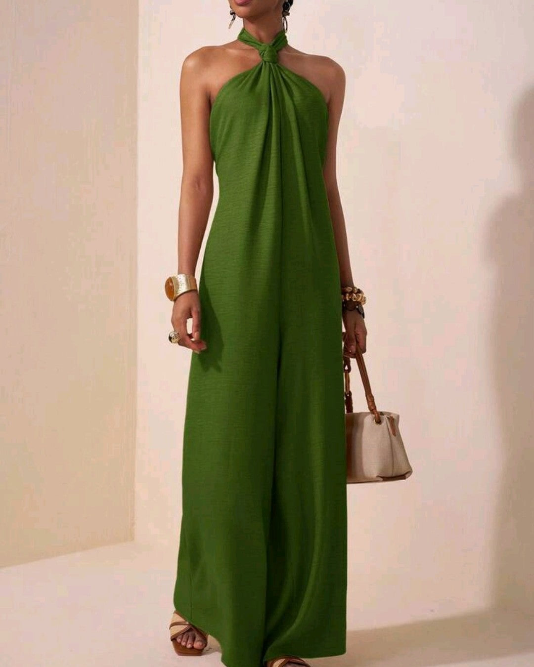 Dark Green Jumpsuit