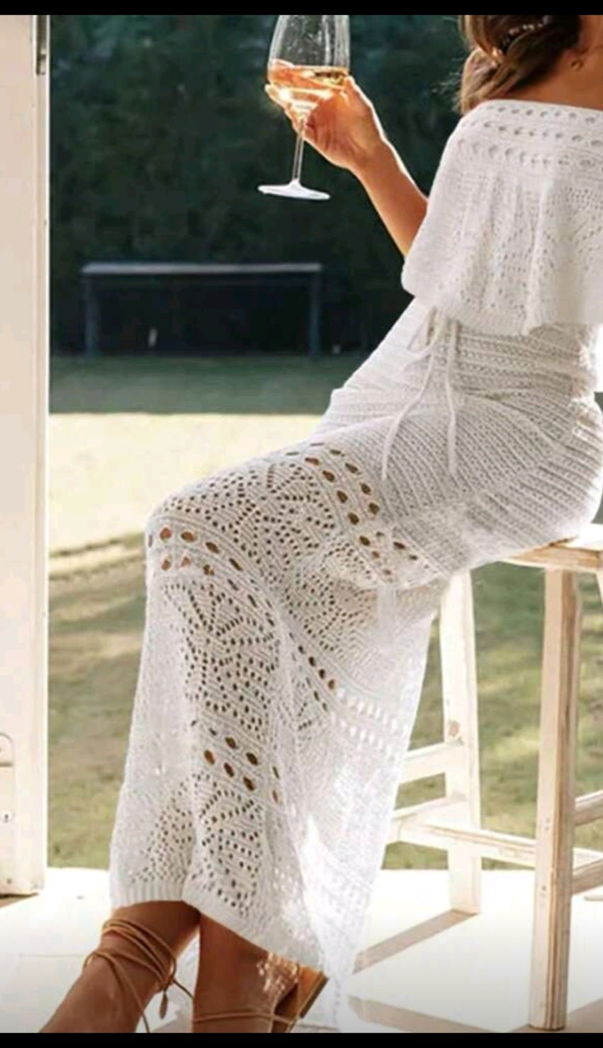 Ivory Knit Dress