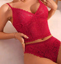 Red Lingerie Set