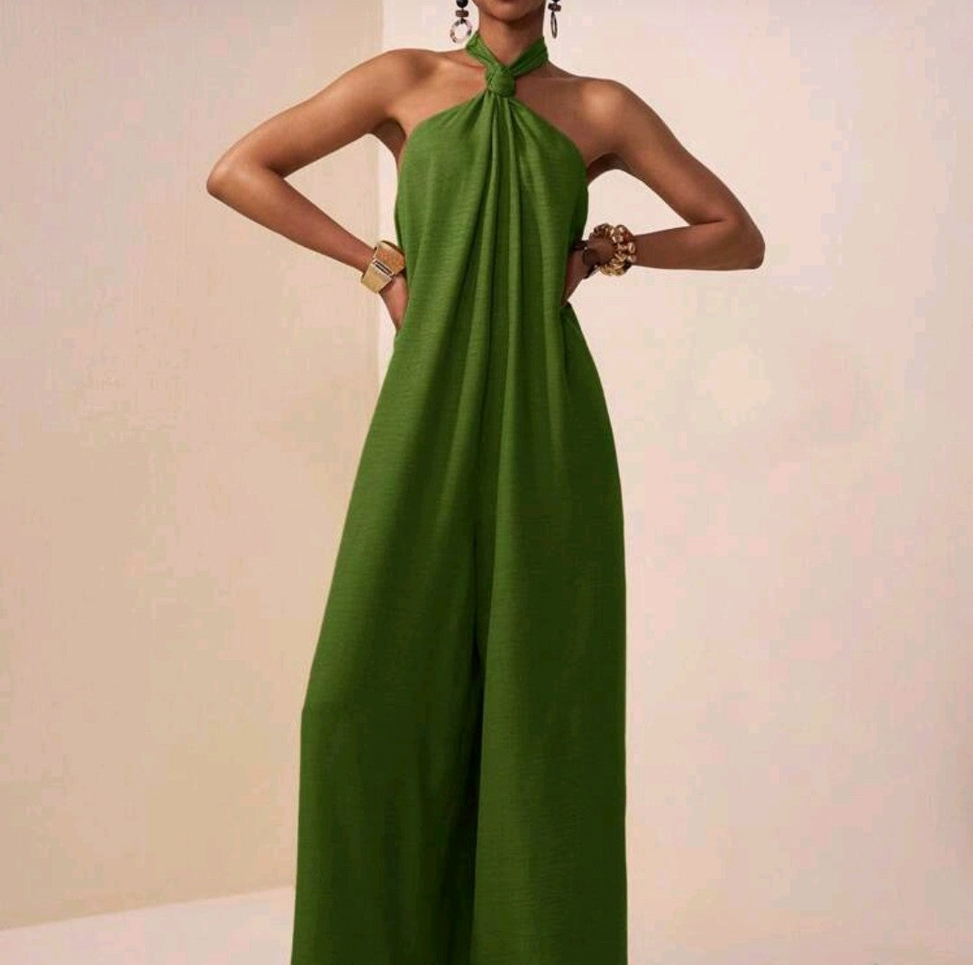 Dark Green Jumpsuit